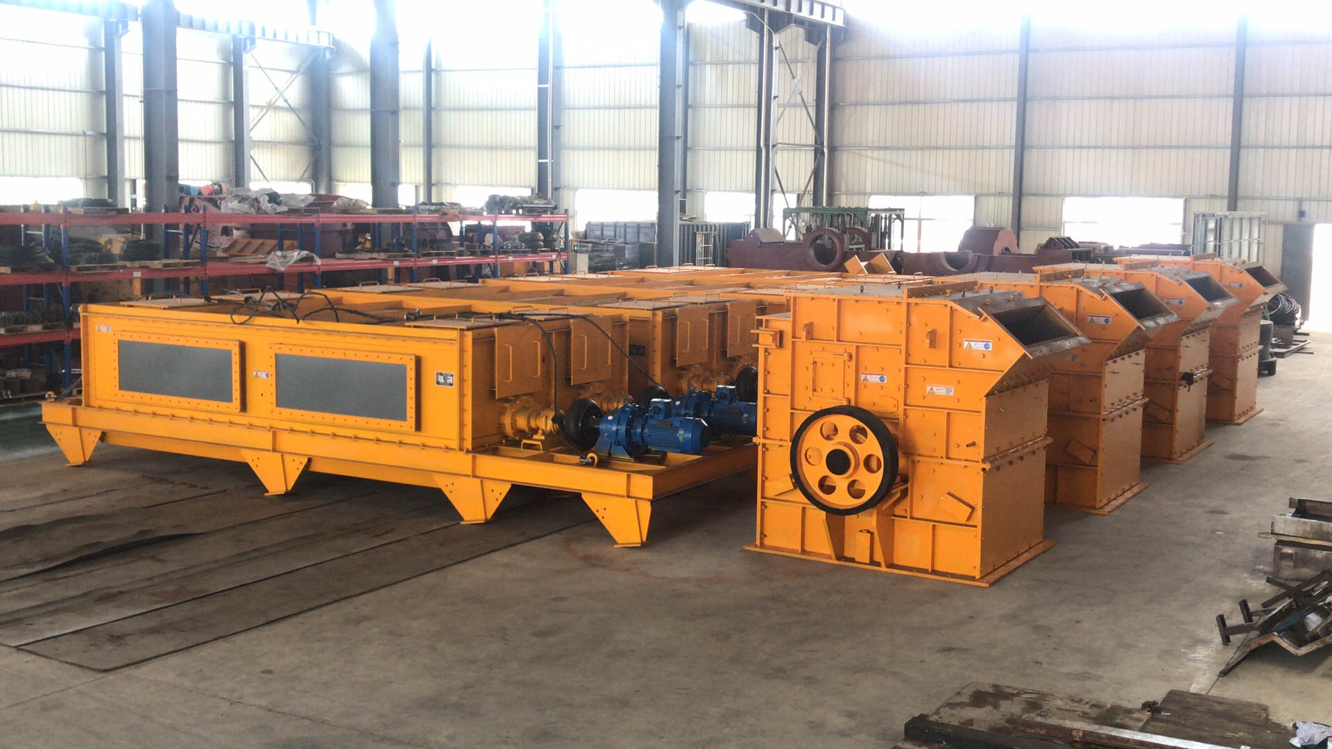 安徽砂石生產線設備發貨回顧-菲尼克斯