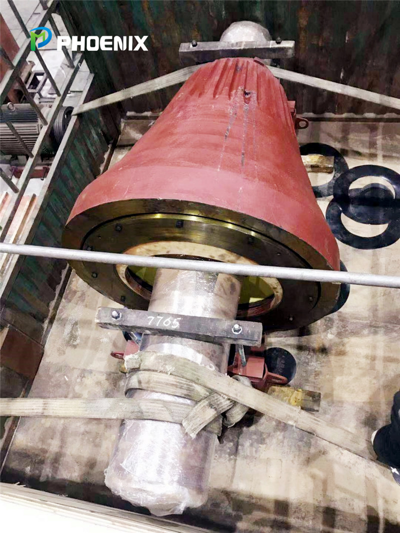 單缸圓錐破碎機動錐體發貨